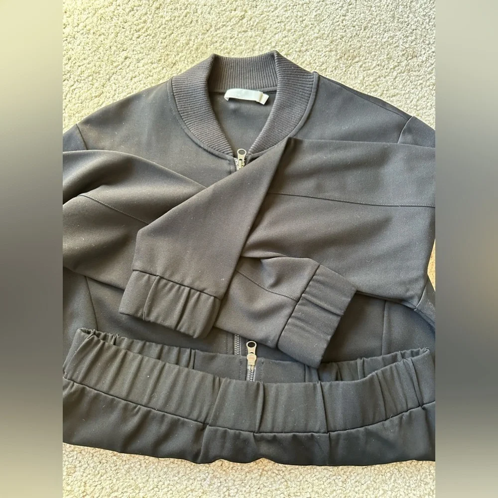 Vince Black Bomber Jacket Size M (Unisex) - Picture 8 of 14